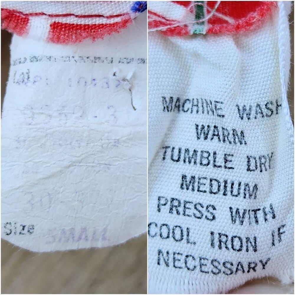 🔸️Vintage Red & Primary Colored Plaid Sleeveless Maxi Dress Small - Picture 12 of 12